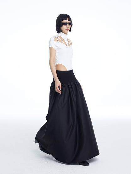 TINY IN cut-out short sleeve one-piece women's summer top -ANDRE