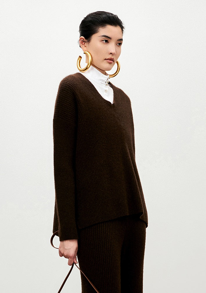 ZHUCHONGYUN Winter Slim Fit Yak Fleece Knitted Pants--FUDOU.