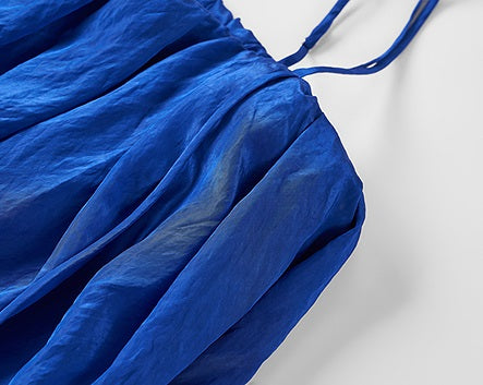 COMME MOI  summer women's bubble short top- ANDREW.