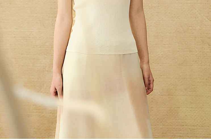 HECO Chinese U-neck Shoulder Top Early Summer Popular Cool Wear - MART.