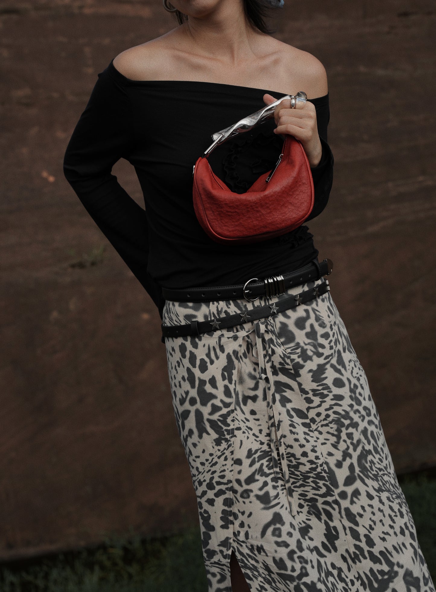 IUBALLET Quantum Gravity Metal Tote Futuristic Crossbody Bag - SONIE.