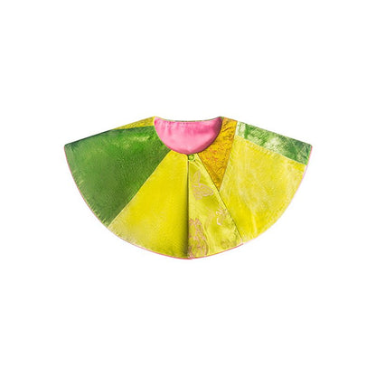 TUYUE Silk velvet satin woven flowers cloud shoulders accessory - BONNIE.