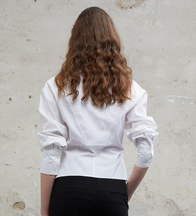 COMME MOI  women's smart waist chic silhouette top - GRACE.