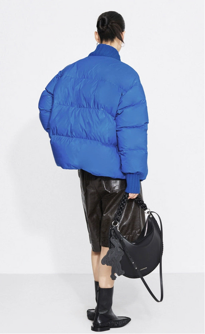 ZHUCHONGYUN Short Puffer White Goose Down Jacket-SWEADER.