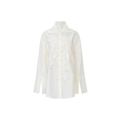 M essential Mackay designer taro lace pleated plunging V-neck dress - MARRY.