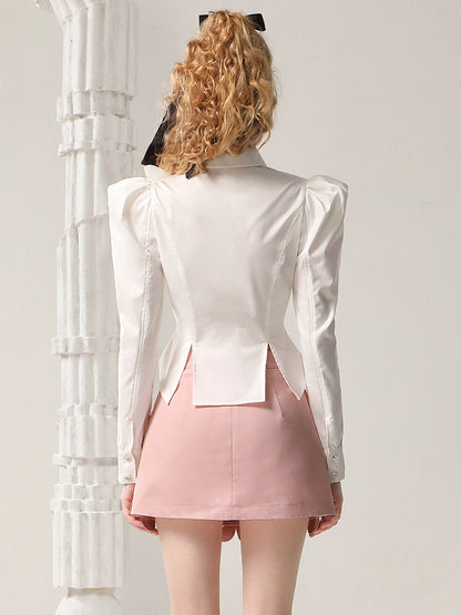 CHECOCRE New Retro Sleeve Butterfly Women's Top - GIO