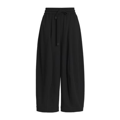 ZHUCHONGYUN High Neck Loose pant and Sweatshirt outfit set -MATOU.