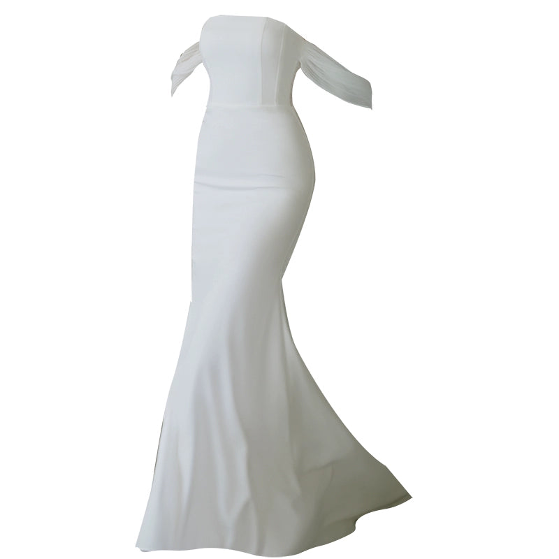 GOUDIN bridal high-end light luxury French evening dress -OZO.