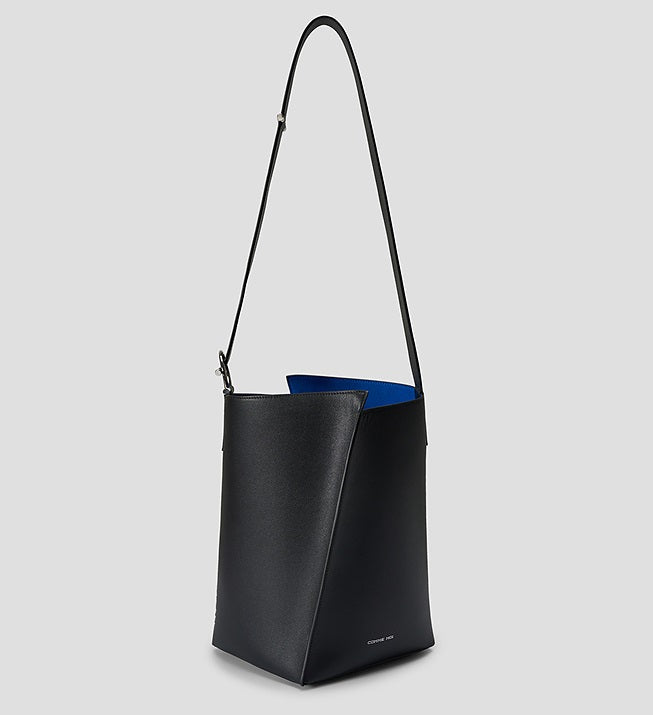 COMME MOI Lu Yan designer new women's irregular split barrel bag shoulder bag - FAITH.