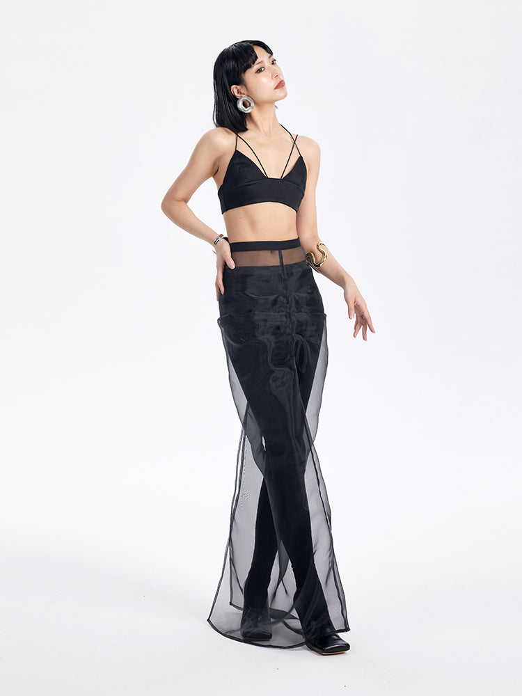 TINY IN thai halter neck deep v strap bra- ARON