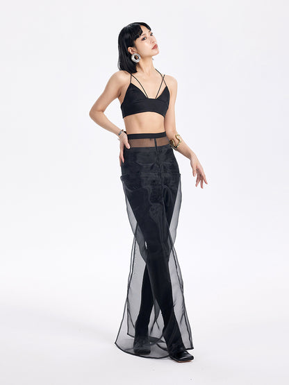 TINY IN thai halter neck deep v strap bra- ARON