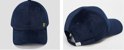 COMME MOI Lu Yan Designer New Women's Retro Contrast LOGO Baseball Cap - PHASE.