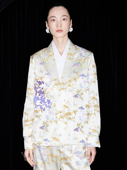 M essential Mackay designer embroidered folded shirt Pant suit - Muli.