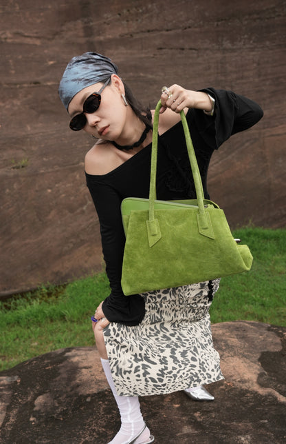 IUBALLET Free Growth: New large-capacity tote leather shoulder bag - MUSIC.