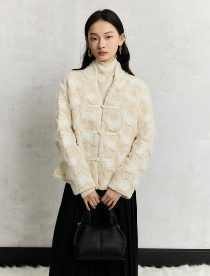 HECO embroidery mesh cardigan long sleeve jacket women - man.