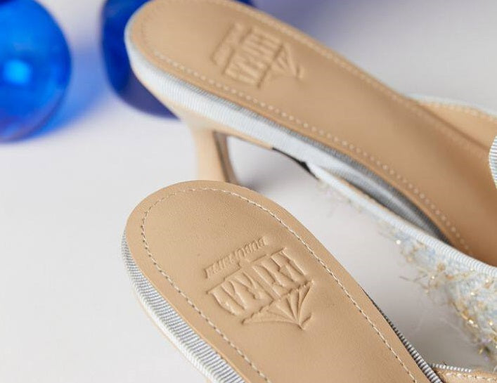 B-FEI heel mules pointed slippers-HAVI.
