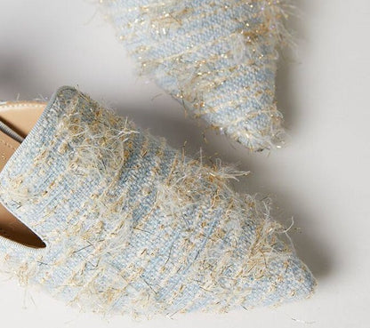 B-FEI heel mules pointed slippers-HAVI.