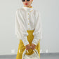 Huanzi Autumn vintage silhouette French balloon sleeves shirt - Cassandra