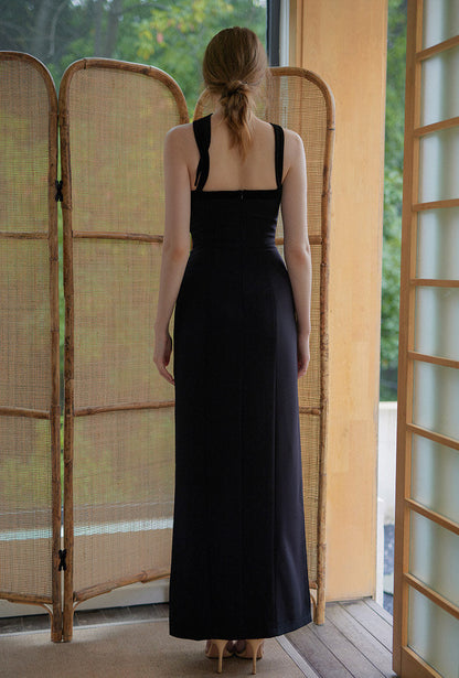 GOUDIN long light luxury birthday banquet party dress-NANTA.