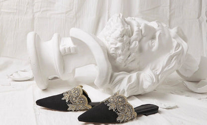 B-FEI Tone Embroidered Everest summer toe slippers-PINNO.