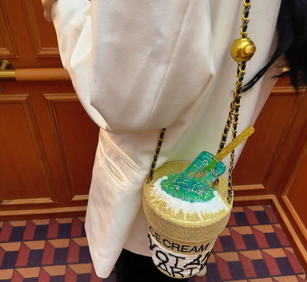 NOT AN ARTIST Dessert color aesthetics  jelly texture popsicle melt bucket bag - SHADE