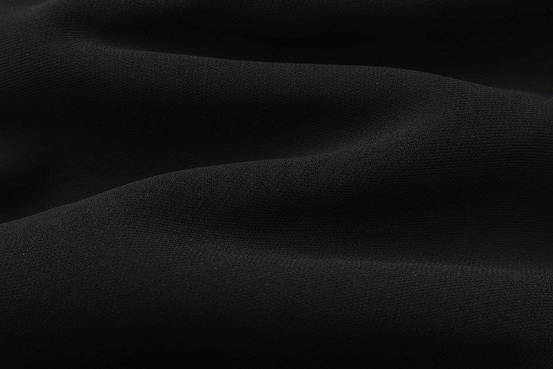 ATELIER MISS LU Fall/Winter Hem Cloud Surround Splicing Style Short Skirt - RIVER.