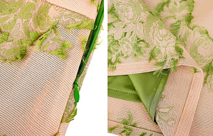 HECO Silk Texture High-Waist Straight Skirt - VIOLET.