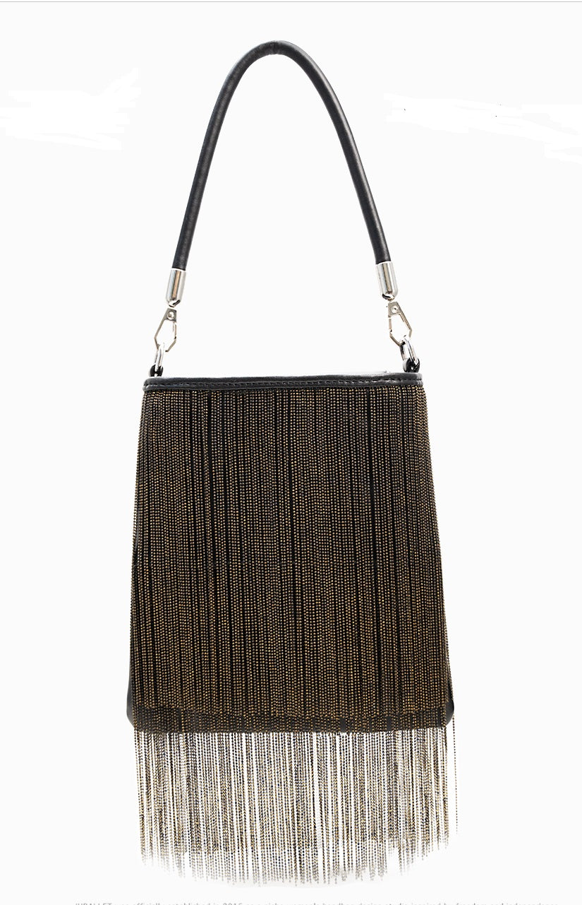 IUBALLET Stylish Tassel Fringe Bag  - WISDOM.