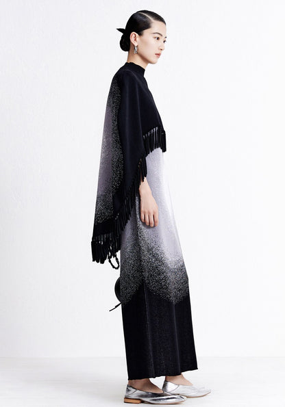 ZHUCHONGYUN Round Opening Jacquard Close-up Sleeveless Dress-GIN.