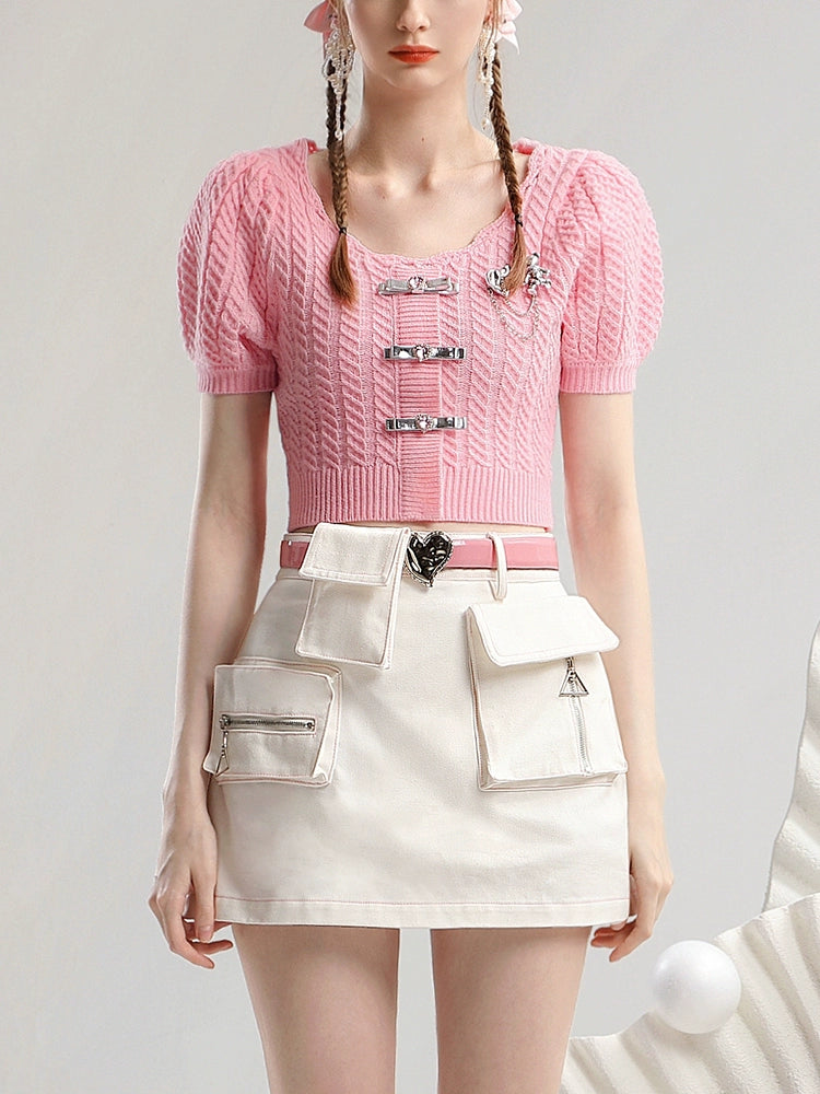 CHECOCRE Stubble Sweet Girly Suit Dress  - SHALOM