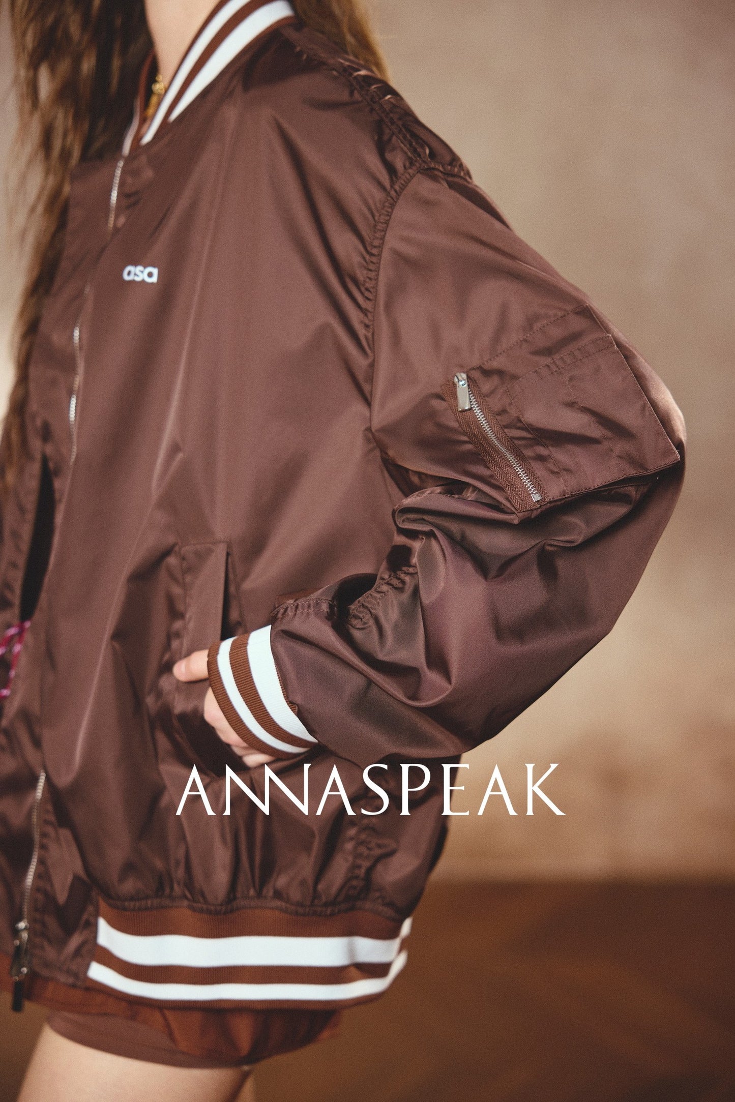 ANNASPEAK collar bomber jacket-ELI.