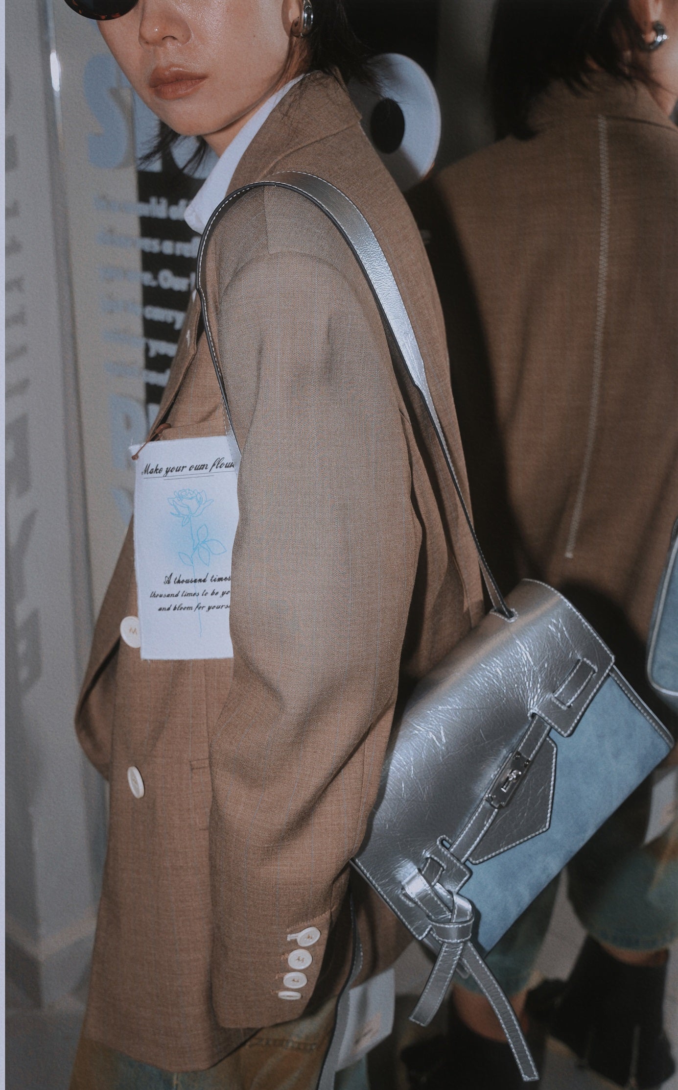 IUBALLET Leather Commuter Shoulder Bag - COLTON.