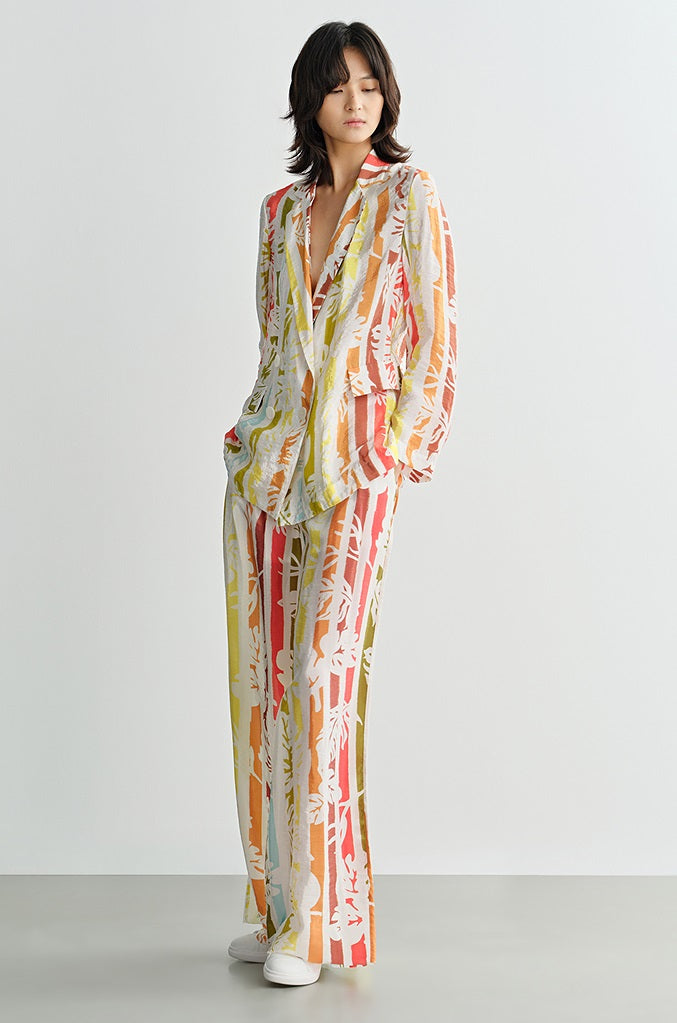 COMME MOI Lv Yan designer summer women's high-waisted wide-leg pants - TYE.