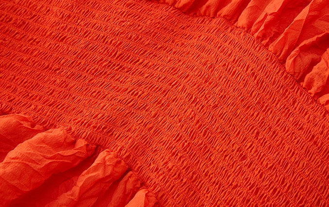 ZHUCHONGYUN  minimalist wrinkled long dress-ARIAH.