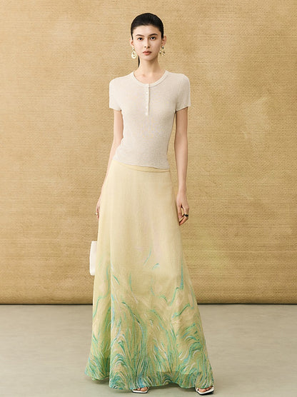 HECO Chinese Versatile Breathable Shoulder Short Sleeve T-Shirt - CEAS.