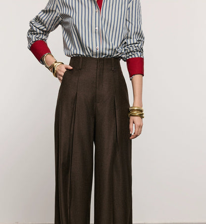 ANNASPEAK ROSSO Red Suit Pants Set-ADIO.