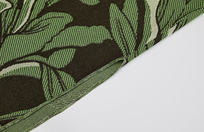 ZHUCHONGYUN jacquard long knitted skirt - URAMESHI.