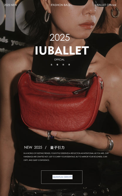 IUBALLET Quantum Gravity Metal Tote Futuristic Crossbody Bag - SONIE.