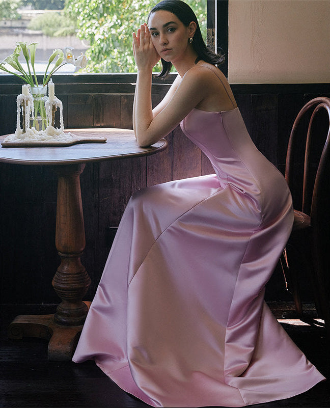 GOUDIN long high-end light luxury evening dresses -GIN.