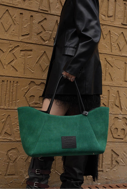IUBALLET Nubuck Cowhide Tote Large Bag - LEVI.