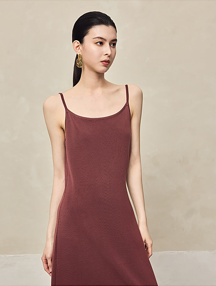 HECO Tencel Knit Soft Slip Dress - ADONIA.