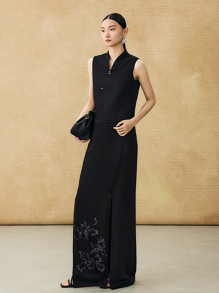 HECO Chinese Style Shoulder Sleeveless Top - GRACE.