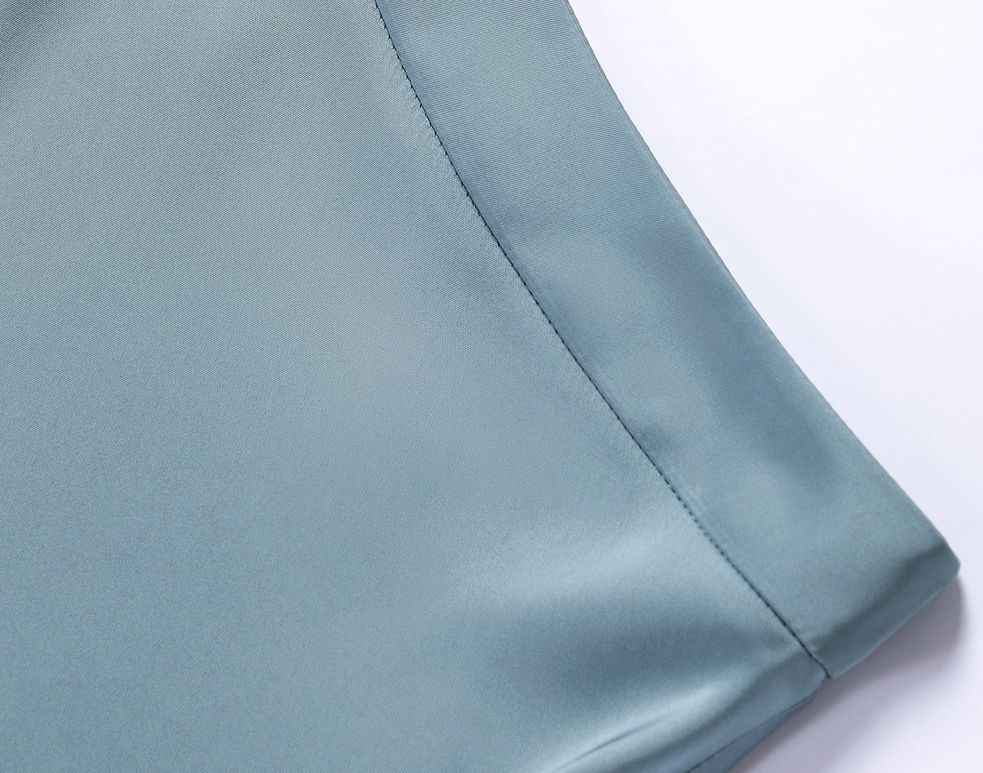 WANGXO | Silky Smooth Double-Sided Satin Top Glass Beaded Umbrella Hem Suspender Skirt Set -ELVA