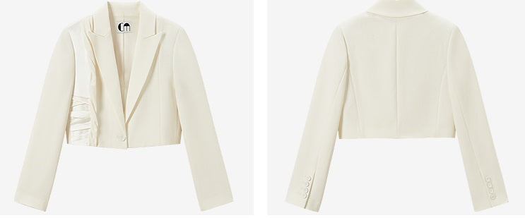 COMME MOI Lu Yan designer's new wool twisted short suit - DECKS.