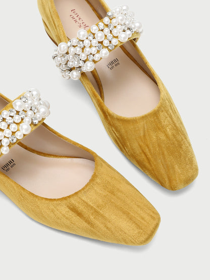 PJJUU Mary Jane Strap Flat Shoes  - FORMA.