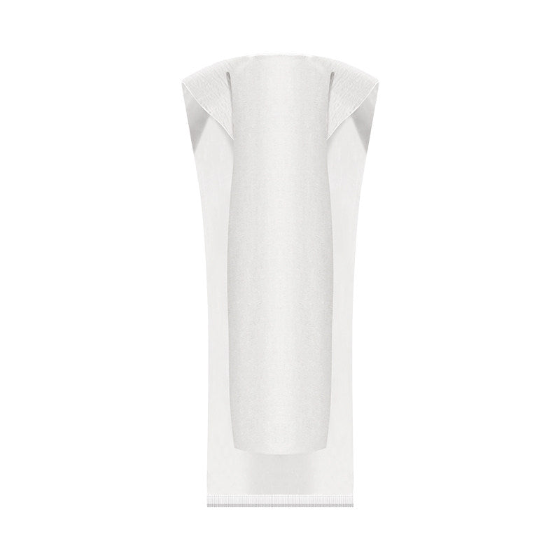 TUYUE Linen Fringe Open Back Slit Light Dress Dress- HAZEL.