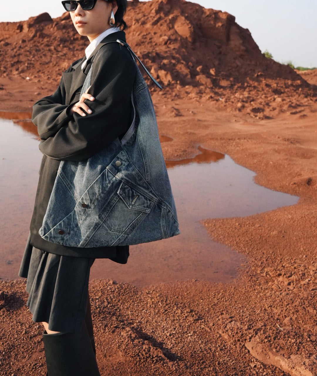 IUBALLET One-Shoulder Hobo Large Bag - GROWN.