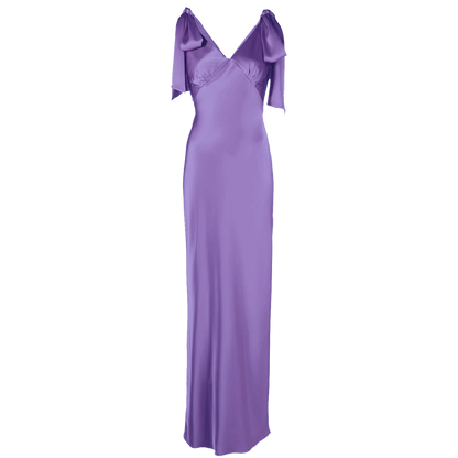 GOUDIN women's noble purple performance dress-KASIA.