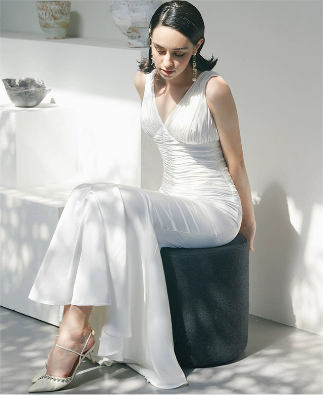 GOUDIN toast new engagement banquet party dress-VES.