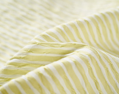 COMME MOI  sleeveless striped short shirt - TIMOTHY.